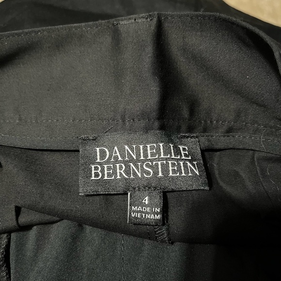 Danielle Bernstein Long Poplin Casual Walking Shorts Black - Picture 8 of 8